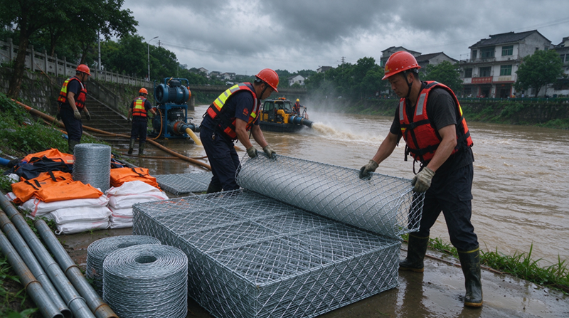 Alaabooyinka Kahortagga Fatahaada ee Changshu Jianghe waxa ay keentaa Gabion & Qalab galvanized Mesh oo loogu talagalay Mashruuca Taakulaynta Biyo-baxa Degdegga ah ee Mongolia Gudaha Alaabooyinka Kahortagga Fatahaada ee Changshu Jianghe waxa ay keentaa Gabion & Qalab galvanized Mesh oo loogu talagalay Mashruuca Taakulaynta Biyo-baxa Degdegga ah ee Mongolia Gudaha